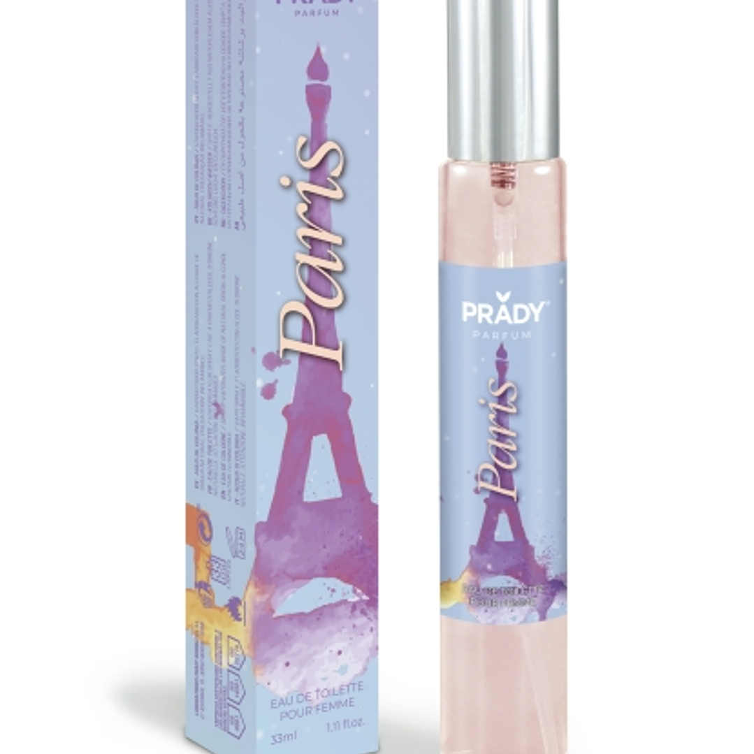 Prady Colonia de Mujer Paris - Frasco de 33 ml - Spray Pulverizador 1