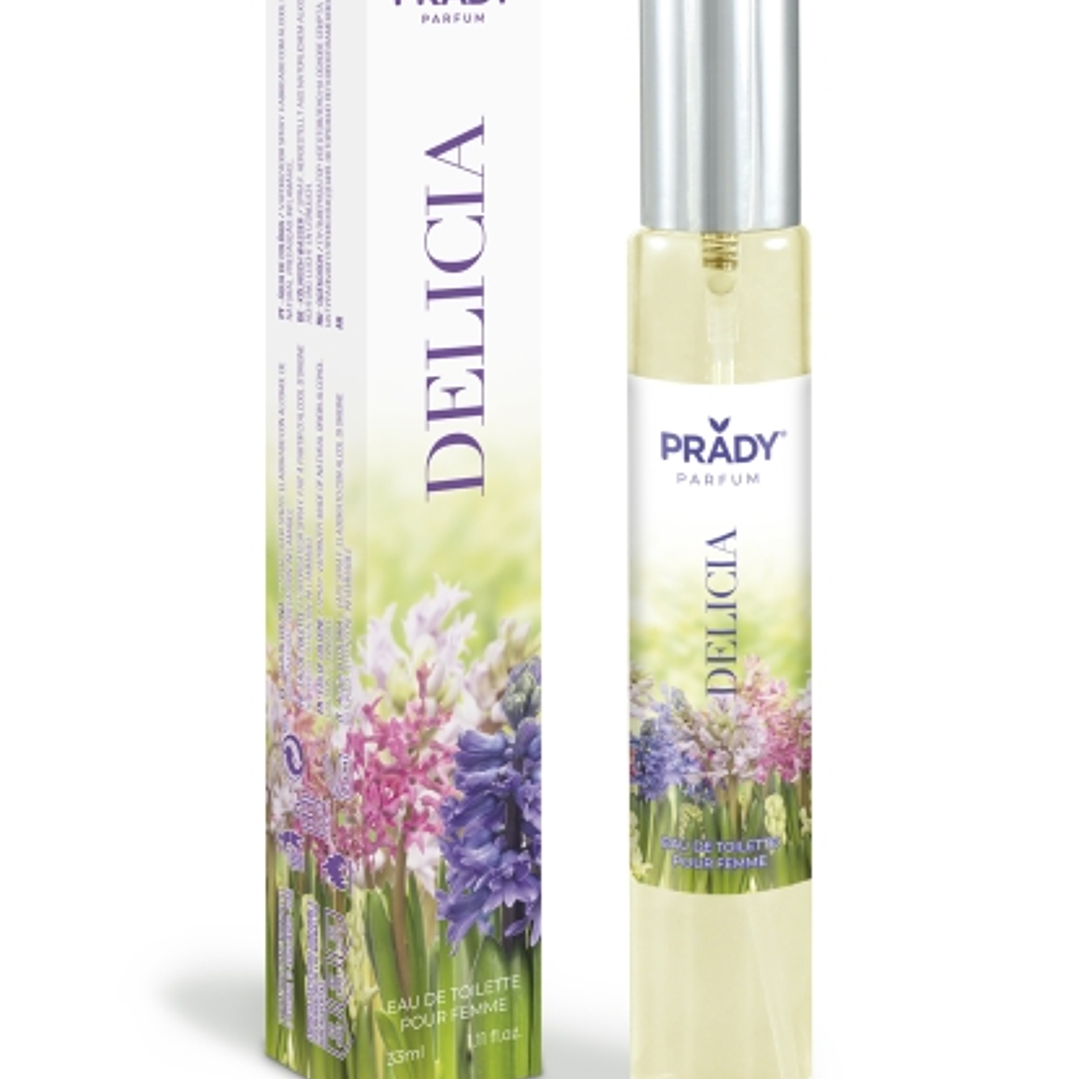 Prady Colonia de Mujer Delicia - Frasco de 33 ml - Spray Pulverizador 1