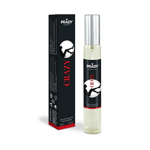 Prady Colonia de Mujer Crazy - Frasco de 33 ml - Spray Pulverizador