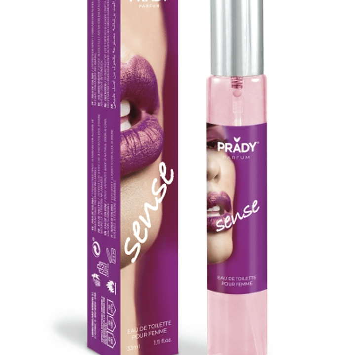 Prady Colonia de Mujer Sense - Frasco de 33 ml - Spray Pulverizador 1