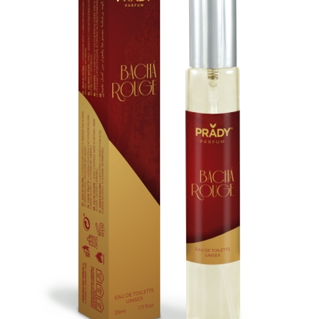 Prady Colonia Unisex Bacha Rouge - Frasco de 33 ml - Spray Pulverizador 1