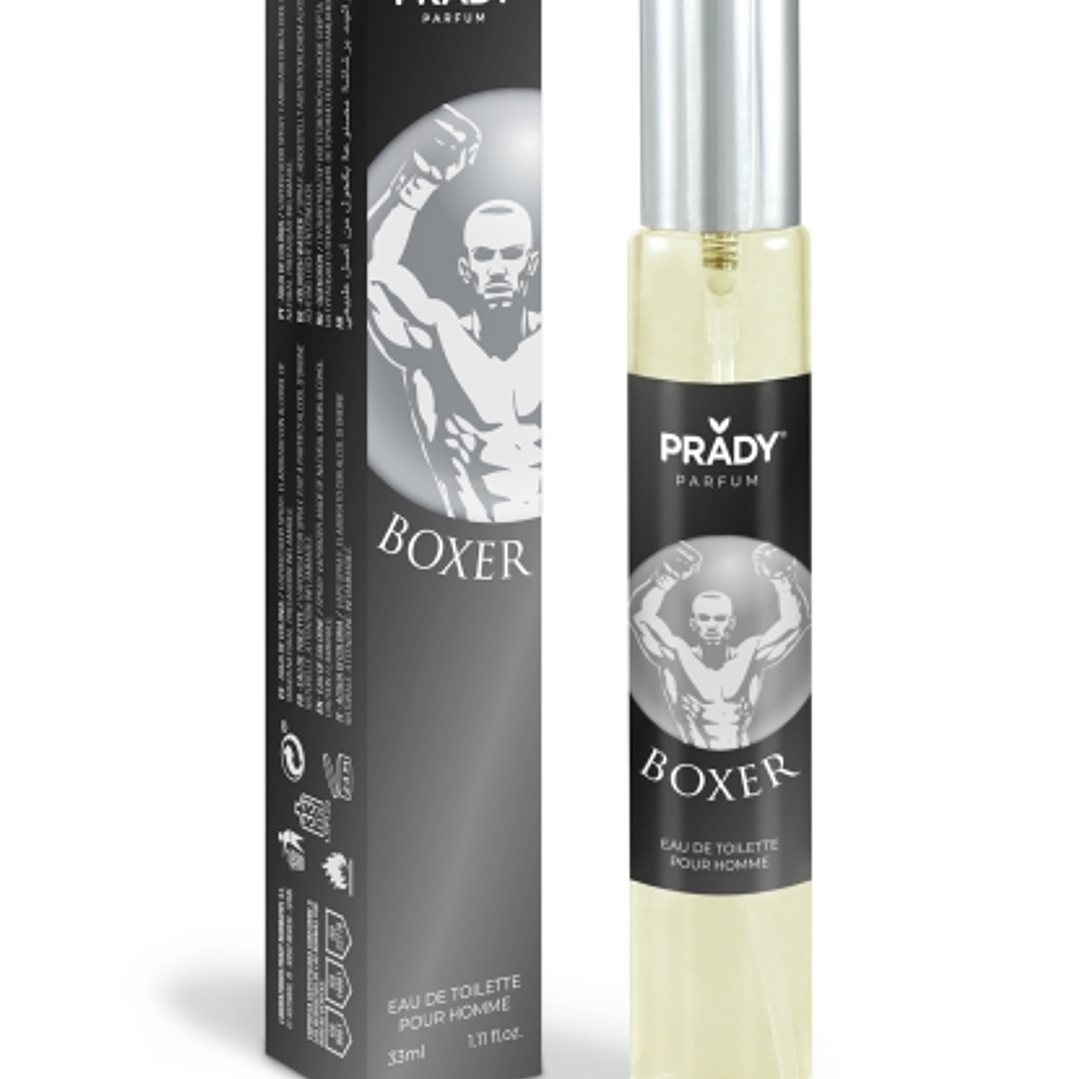 Prady Colonia de Hombre Boxer - Frasco de 33 ml - Spray Pulverizador 1