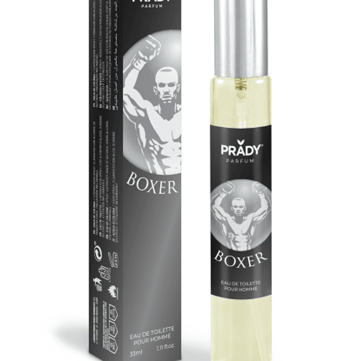 Prady Colonia de Hombre Boxer - Frasco de 33 ml - Spray Pulverizador 1