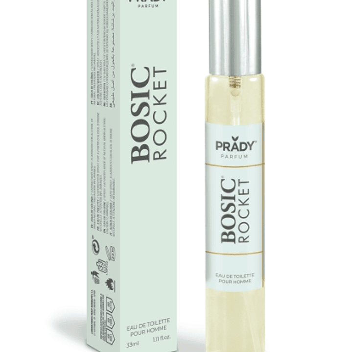 Prady Colonia de Hombre Bosic Rocket - Frasco de 33 ml - Spray Pulverizador 1
