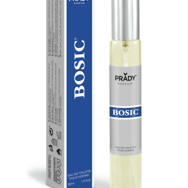 Prady Colonia de Hombre Bosic - Frasco de 33 ml - Spray Pulverizador 1
