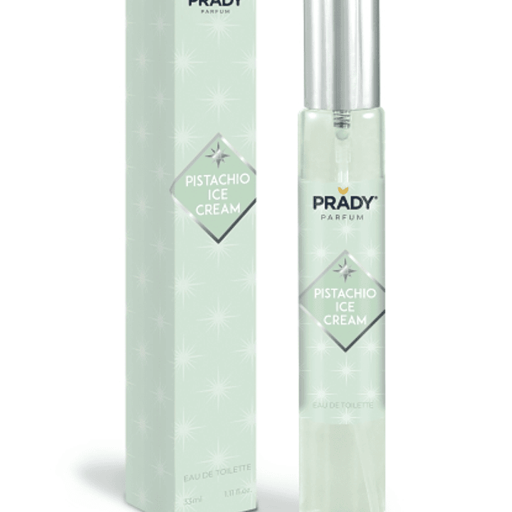 Prady Colonia Unisex Pistachio Ice Cream - Frasco de 33 ml - Spray Pulverizador 1