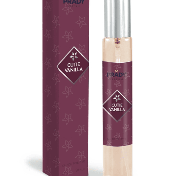 Prady Colonia Unisex Cuttie Vanilla - Frasco de 33 ml - Spray Pulverizador 1