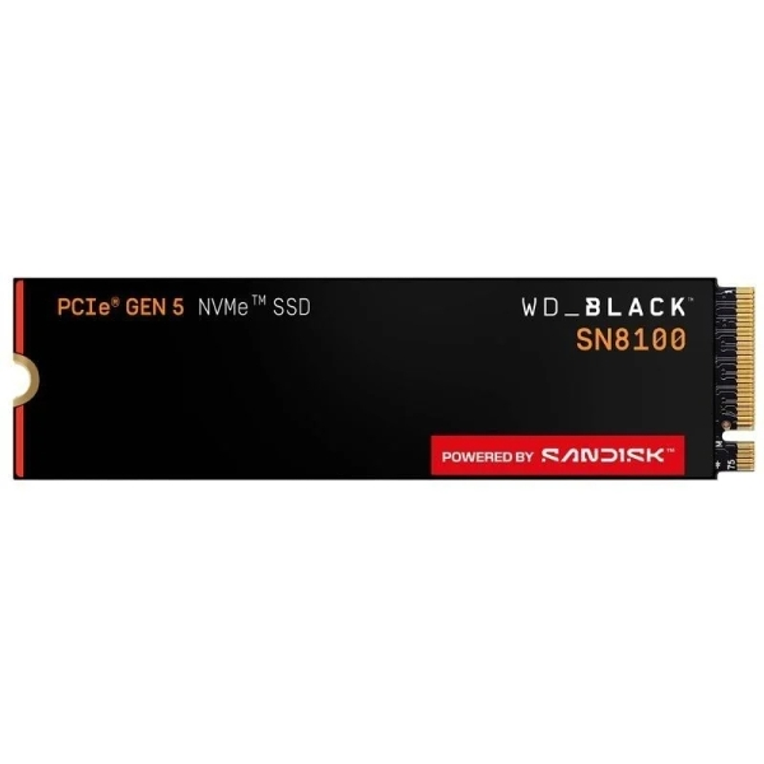 WD Black SN8100 Disco Duro Solido SSD 2TB M2 2280 PCI Express 5.0 NVMe 1