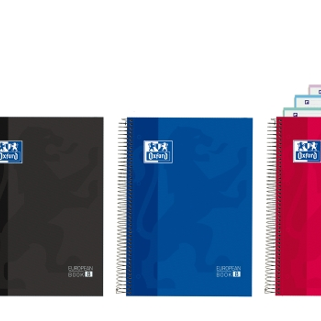 Oxford Cuaderno de Espiral - Formato A4+ - 160 Hojas - Cuadricula 5x5 con Cabecera - Tapa Extradura - Anti Traspaso de Tinta - Digitalizacion de Texto 1