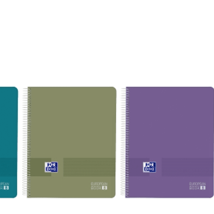 Oxford Live and Go Cuaderno de Espiral - Formato A4+ - 160 Hojas - Rayado Horizontal 1 Linea - Tapa de Polipropileno - Colores Vivos Surtidos 1