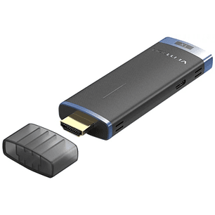 Vention Transmisor HDMI Inalambrico 5GHz - Resolucion Full HD - Alcance hasta 50m - Alimentacion con USB-C - Color Negro y Azul