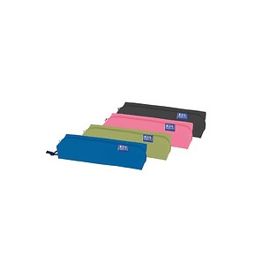 Oxford Kangoo Live and Go Estuche Rectangular Mediano - Goma Elastica para Cuadernos - 22x3.5x7cm - Colores Surtidos