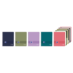 Oxford Live and Go Cuaderno de Espiral - Formato A4+ - 120 Hojas - Rayado Horizontal 1 Linea - Tapa de Plastico - Digitalizacion de Textos con App - C