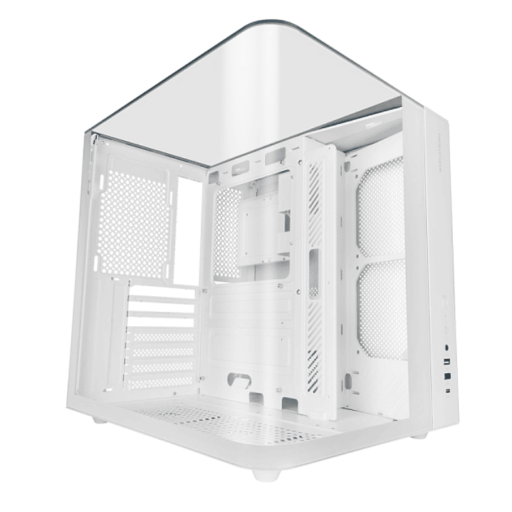 Mars Gaming MC-INFINIOLITE Caja Torre ATX - Estructura de Doble Camara - Vidrio Templado Curvo y Superior - USB-C - USB 3.0 - USB 2.0 - Audio HD - 355 1