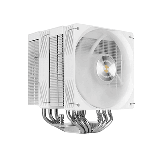 Mars Gaming MCPU-X26PRO Disipador CPU - Potencia TDP hasta 350W - 6 Tubos - 2 Ventiladores PWM de 120mm - 2300rpm - Cable Reductor de Ruido - Antivibr