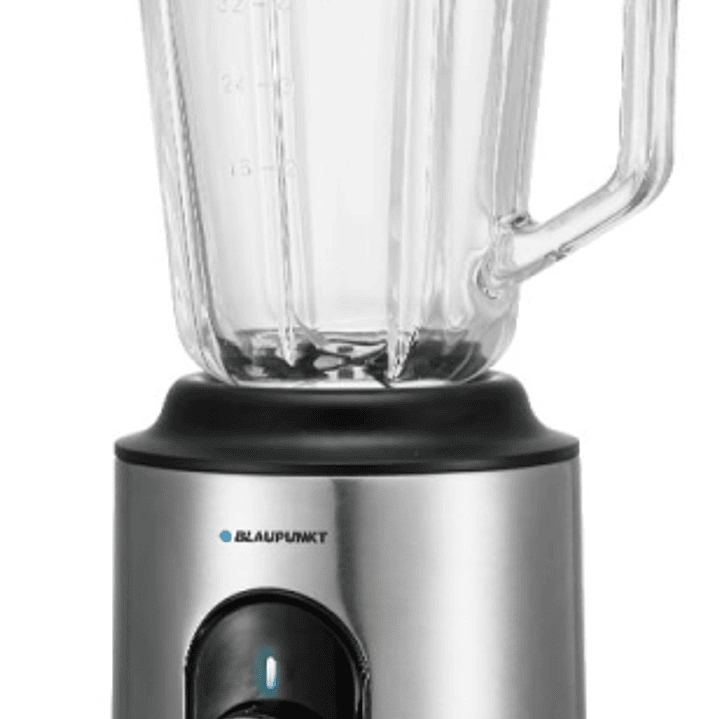 Blaupunkt BP4002 Batidora de Vaso 1000W con Jarra de Cristal 1.5L - 2 Velocidades + Turbo - Cuchillas de Acero Inoxidable - Funcion Pulse - Pies Antid 1