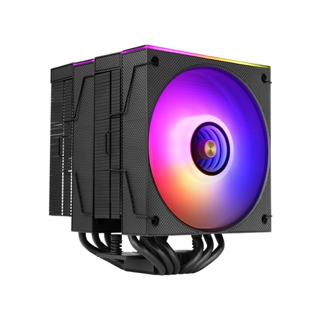 Mars Gaming MCPU-X26 Disipador CPU - Potencia TDP hasta 350W - 6 Tubos - Silencioso - 2 Ventiladores PWM de 120mm - 2600rpm - Iluminacion ARGB - 122x1 1