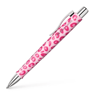 Faber-Castell Poly Ball Leo Edition 2026 Boligrafo Retractil XB - Forma Triangular Ergonomica - Suave al Tacto - Diseño Sugarspots