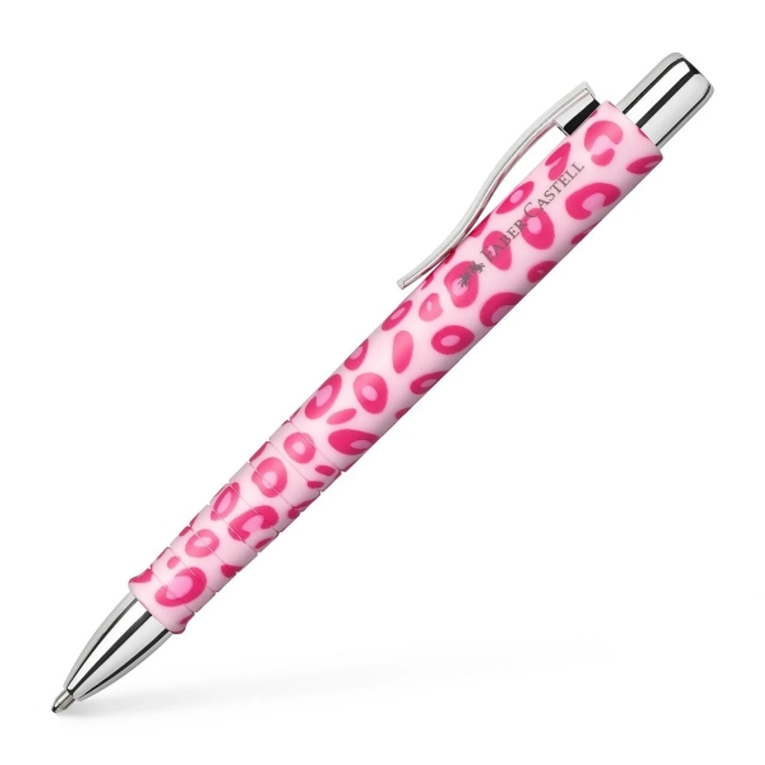 Faber-Castell Poly Ball Leo Edition 2026 Boligrafo Retractil XB - Forma Triangular Ergonomica - Suave al Tacto - Diseño Sugarspots 1