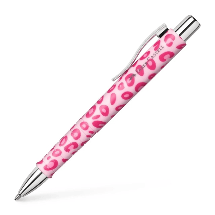 Faber-Castell Poly Ball Leo Edition 2026 Boligrafo Retractil XB - Forma Triangular Ergonomica - Suave al Tacto - Diseño Sugarspots 1