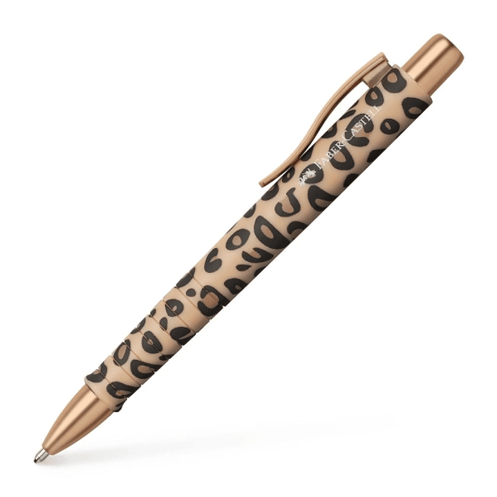 Faber-Castell Poly Ball Leo Edition 2026 Boligrafo Retractil XB - Forma Triangular Ergonomica - Suave al Tacto - Diseño Natural Instinct 1