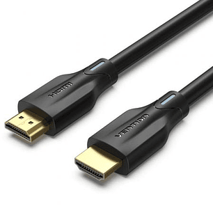 Vention Cable HDMI 2.1 - Resolucion 8K - eARC - Longitud 10m - Conectores Chapados en Oro - HDR Dinamico - Tasa de Refresco Variable - Revestimiento e