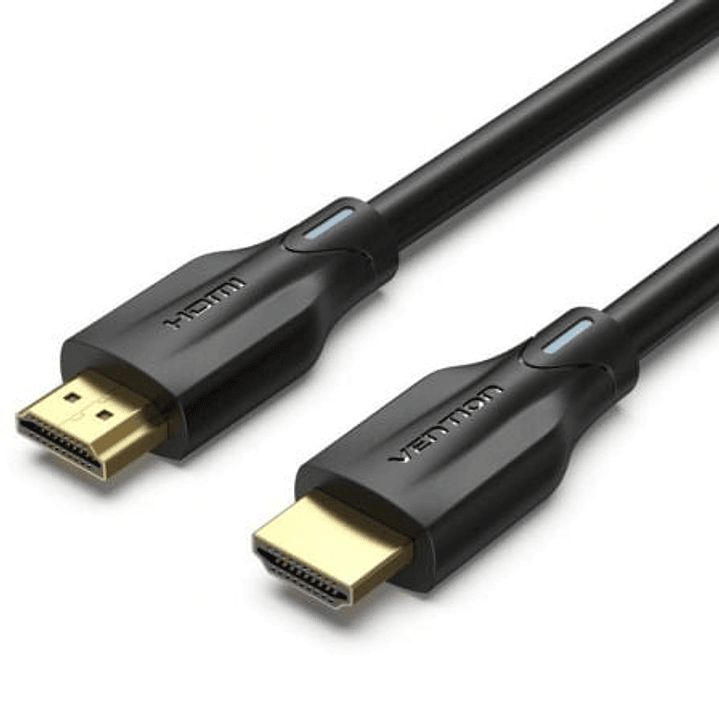 Vention Cable HDMI 2.1 - Resolucion 8K - eARC - Longitud 10m - Conectores Chapados en Oro - HDR Dinamico - Tasa de Refresco Variable - Revestimiento e 1