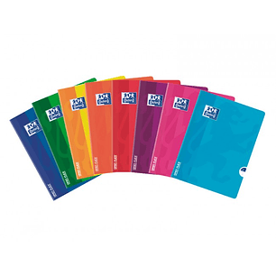 Oxford Openflex Libreta Grapada - Formato A5+ - 48 Hojas Lisas - Anti Traspaso de Tinta - Colores Surtidos