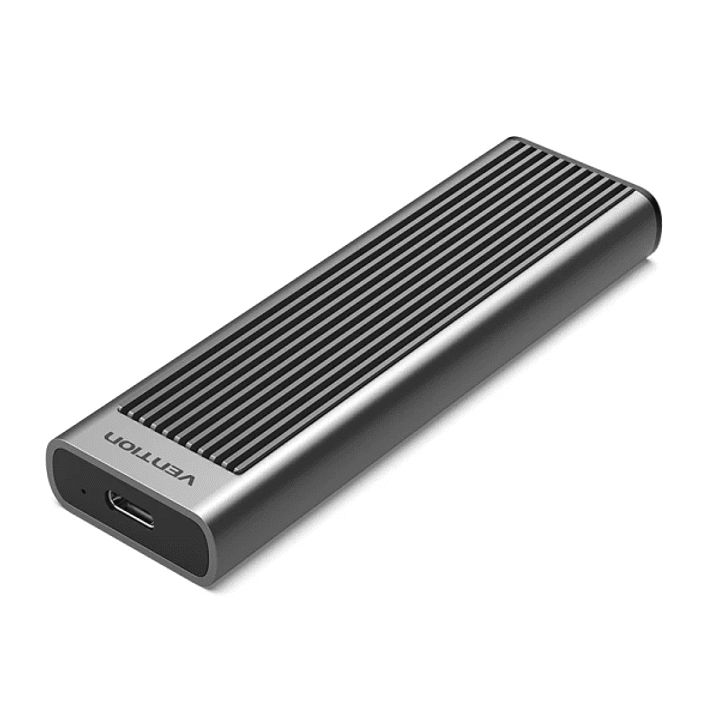 Vention Carcasa Externa SSD M.2 NVMe - Disipador de Calor - USB 3.1 - Velocidad hasta 10Gbps - Aluminio - Modo de Suspension Automatica - Color Gris 1