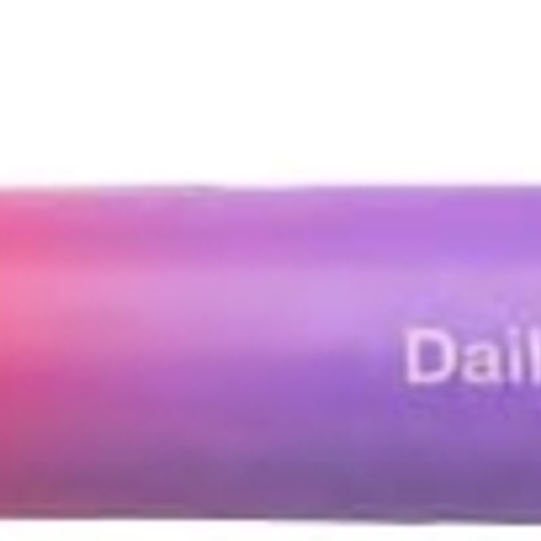 Faber-Castell Daily Ball Flow Edition Punchy Melon Boligrafo Retractil XB - Atractivo Diseño - Tinta Azul Indeleble - Color Lila/Rojo Degradado 1