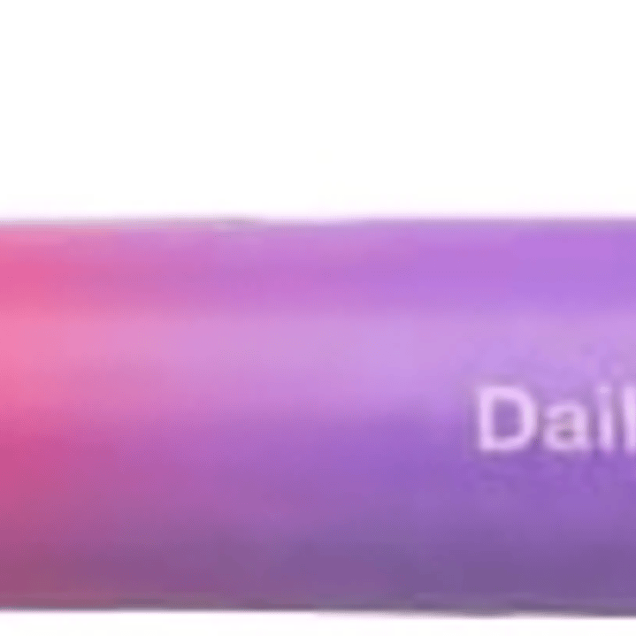 Faber-Castell Daily Ball Flow Edition Punchy Melon Boligrafo Retractil XB - Atractivo Diseño - Tinta Azul Indeleble - Color Lila/Rojo Degradado 1