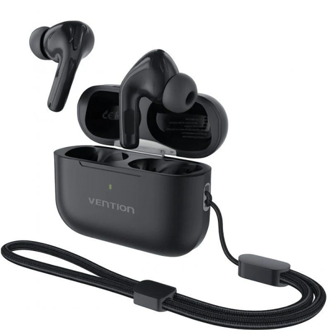 Vention Echo Lite E11 Pro Auriculares Intraurales Inalambricos - Bluetooth 6.0 - Estuche con Bateria de 300mAh - Cancelacion Activa de Ruido ANC - Col 1