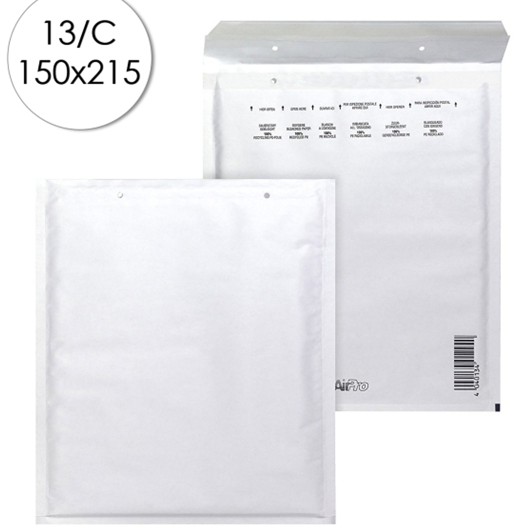 Bong Peel and Seal Sobres Acolchados - Proteccion contra Golpes - Resistente a la Humedad - 150x215mm - Color Blanco 1