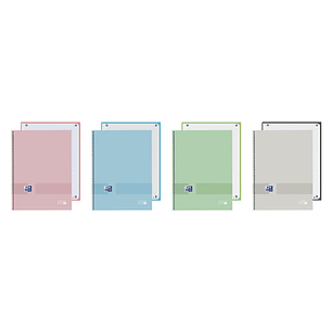 Oxford and You Cuaderno de Espiral - Formato A4+ - 80 Hojas - Cuadricula 5x5mm - Tapa Extradura - Anti Traspaso de Tinta - Digitalizacion de Textos co