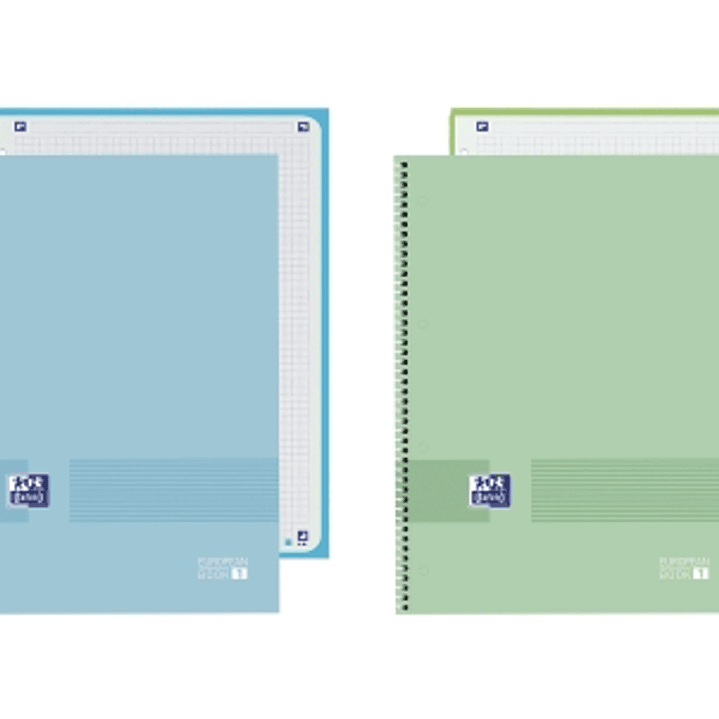 Oxford and You Cuaderno de Espiral - Formato A4+ - 80 Hojas - Cuadricula 5x5mm - Tapa Extradura - Anti Traspaso de Tinta - Digitalizacion de Textos co 1