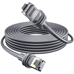 Vention Cable de Red Starlink Cat.7 - Longitud 20m - Contactos Chapados en Oro - Velocidad hasta 10Gbps - 28AWG - Cubierta de PVC - Color Gris