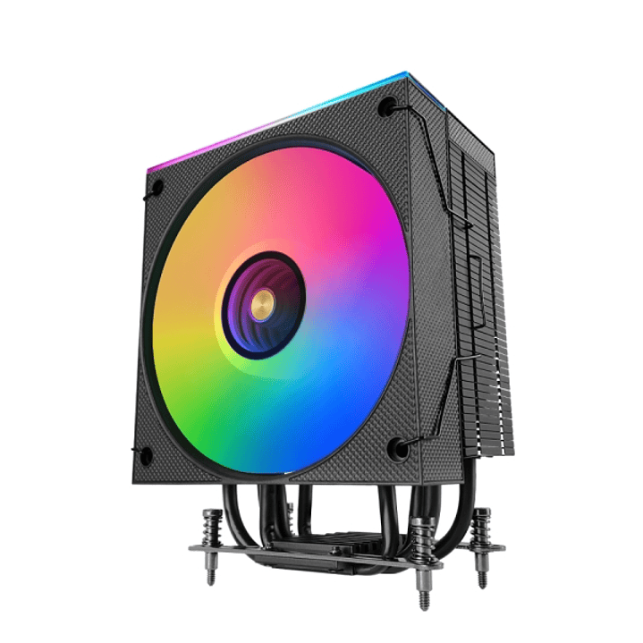 Mars Gaming MCPU-LCD Disipador CPU - Potencia TDP hasta 300W - 6 Tubos HCT - Ventilador PWM FDB de 120mm - Pantalla LCD - Cable Reductor de Ruido - Il 1