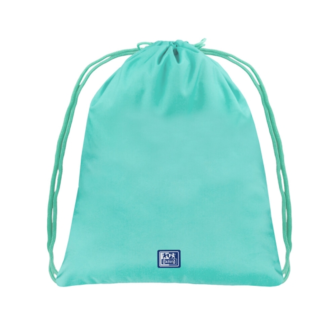 Oxford Young Proof B-Cool Mochila Saco Plano - Apertura Superior - Plastico Reciclado RPET - Bolsillo Interior con Cremallera - Tira Reflectante - Col 1