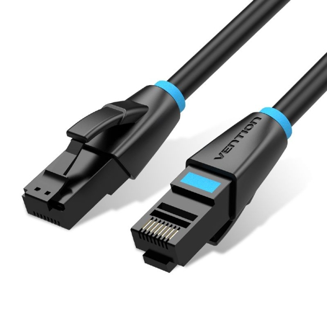 Vention Cable de Red - Cat.6 UTP - Longitud 10m - Velocidad hasta 1Gbps - 26AWG - Cubierta de PVC - Color Negro 1