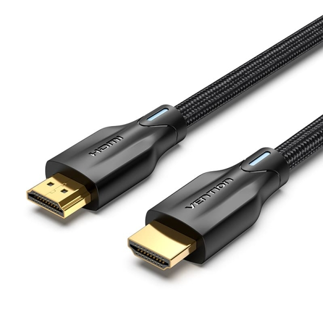 Vention Cable HDMI 2.1 - Resolucion 8K - eARC - Longitud 3m - Conectores Chapados en Oro - HDR Dinamico - Tasa de Refresco Variable - Chaqueta Trenzad 1