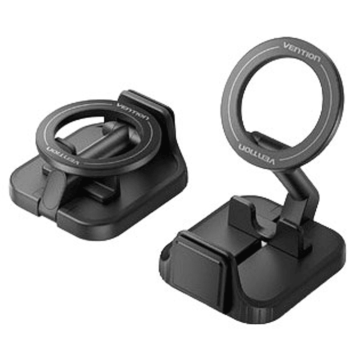 Vention Soporte Magnetico de Mesa para Smartphone - Plegable - Ideal para Viajes - Color Negro 1