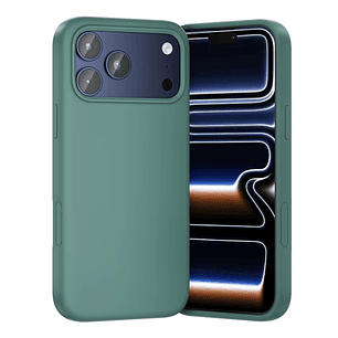 Vention Funda de Silicona para Iphone 17 Pro - Anillo Magnetico MagSafe - Compatible con Carga Inalambrica - Color Aguamarina