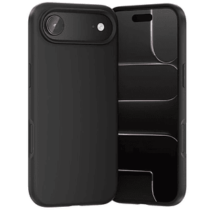 Vention Funda de Silicona para Iphone 17 Air - Anillo Magnetico MagSafe - Compatible con Carga Inalambrica - Color Negro