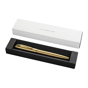 Pelikan Jazz Noble Pluma Estilografica - Punta M - Cuerpo Satinado con Detalles Cromados - Mecanismo de Cartucho Universal - Estuche de Regalo - Color