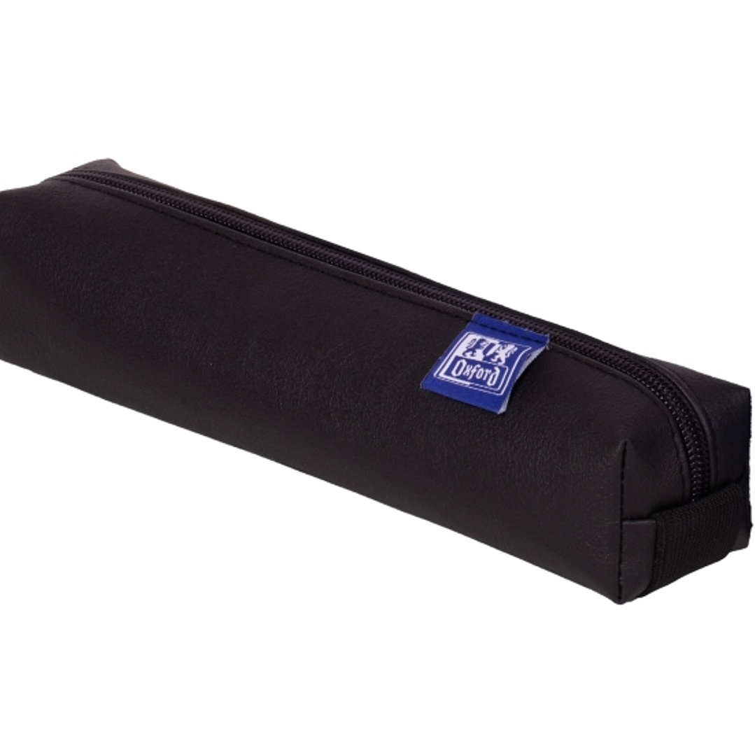 Oxford and You Estuche Cuadrado Compacto - Goma Elastica para Cuadernos - Color Negro 1