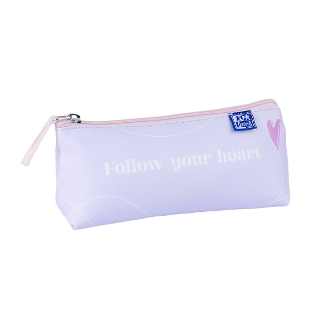 Oxford Cute Estuche Triangular - Poliuretano  - Cremallera - 21x9.5x5.5cm - Colores Surtidos 1