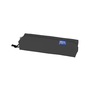 Oxford Kangoo Live and Go Estuche Rectangular Mediano - Goma Elastica para Cuadernos - Color Negro