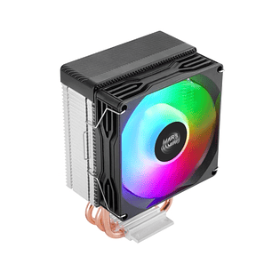 Mars Gaming MCPU-X3 Disipador CPU - Potencia TDP hasta 190W - 3 Tubos - Ventilador PWM FDB de 120mm - Silencioso - Incluye Accesorios - Iluminacion FR