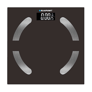 Blaupunkt BP5009 Bascula de Bano Digital Extraplana - 180kg con Vidrio Templado - Sensores de Alta Precision - Pantalla LCD con Indicador de Temperatu