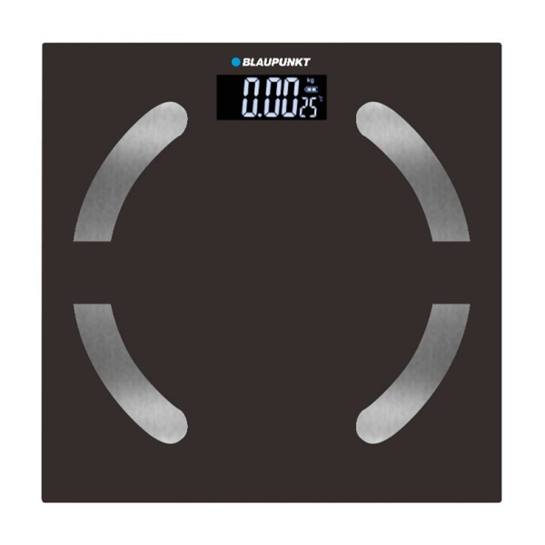 Blaupunkt BP5009 Bascula de Bano Digital Extraplana - 180kg con Vidrio Templado - Sensores de Alta Precision - Pantalla LCD con Indicador de Temperatu 1